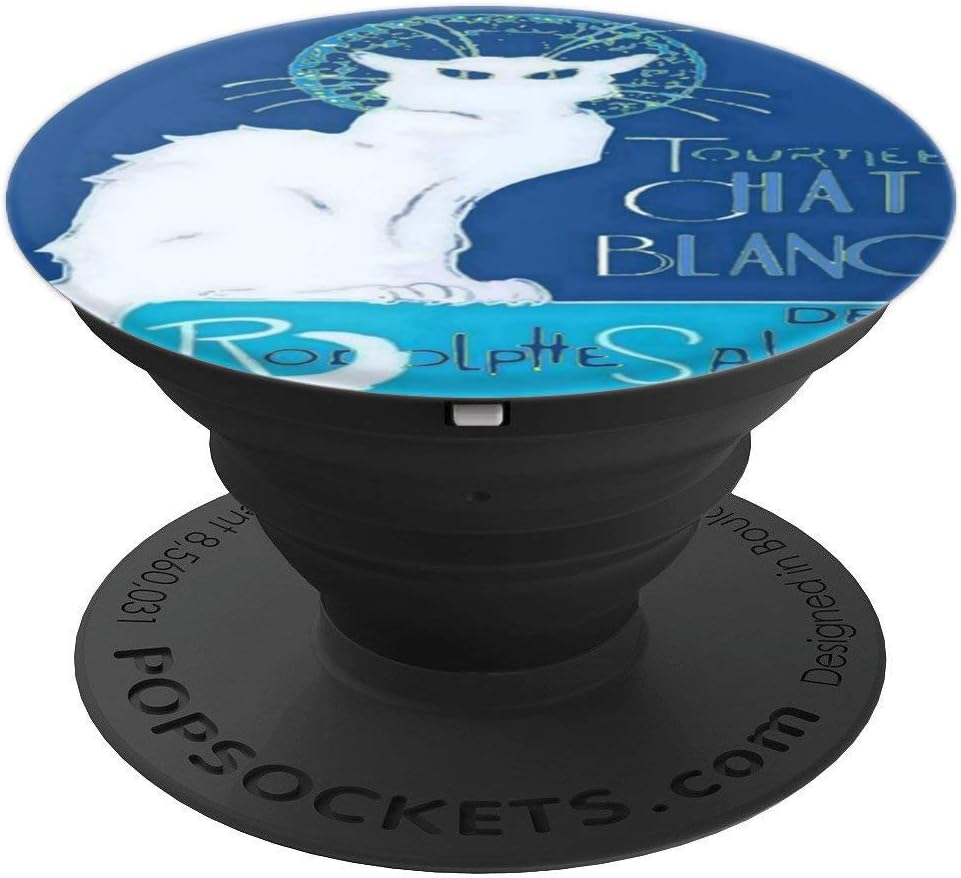 Amazoncom Tournee Chat Blanc Parody Le Chat Noir Popsocket