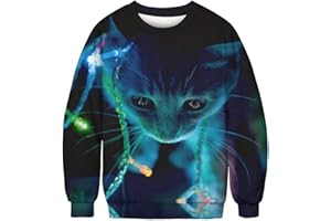 URVIP Unisex Crewneck Ugly Christmas Sweater Xmas Pullover Novelty Hoodies Sweatshirts