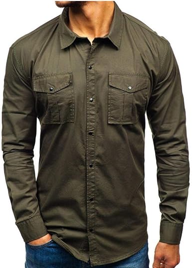 casual work shirts mens