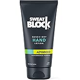 SweatBlock Antiperspirant Hand Lotion for Sweaty Palms, 1.69 fl oz | Quick-Dry Hyperhidrosis Aid for Sweaty Palms, Travel Size, Non-Irritating, Dermatologist Tested Formula, Men and Women