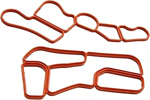 Motoforti Engine Oil Filter Housing Gasket Set for Mercedes-Benz 2721840080 2721840280 Long-Lasting