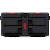 Keter Stack &amp; Roll Heavy Duty 2 Drawer DIY Tool storage Unit Black 253384