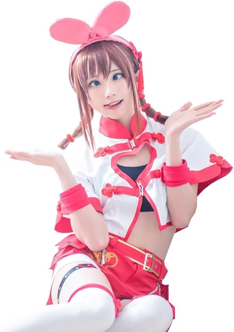 Amazon 三木有山 バーチャルyoutuber Vtuber キズナアイ 絆愛 チャイナアイ Kizuna Ai 中華風 コスプレ衣装 ドレス ワンピース ドレス Cos Cosplay コスチューム コスプレ 仮装 通販