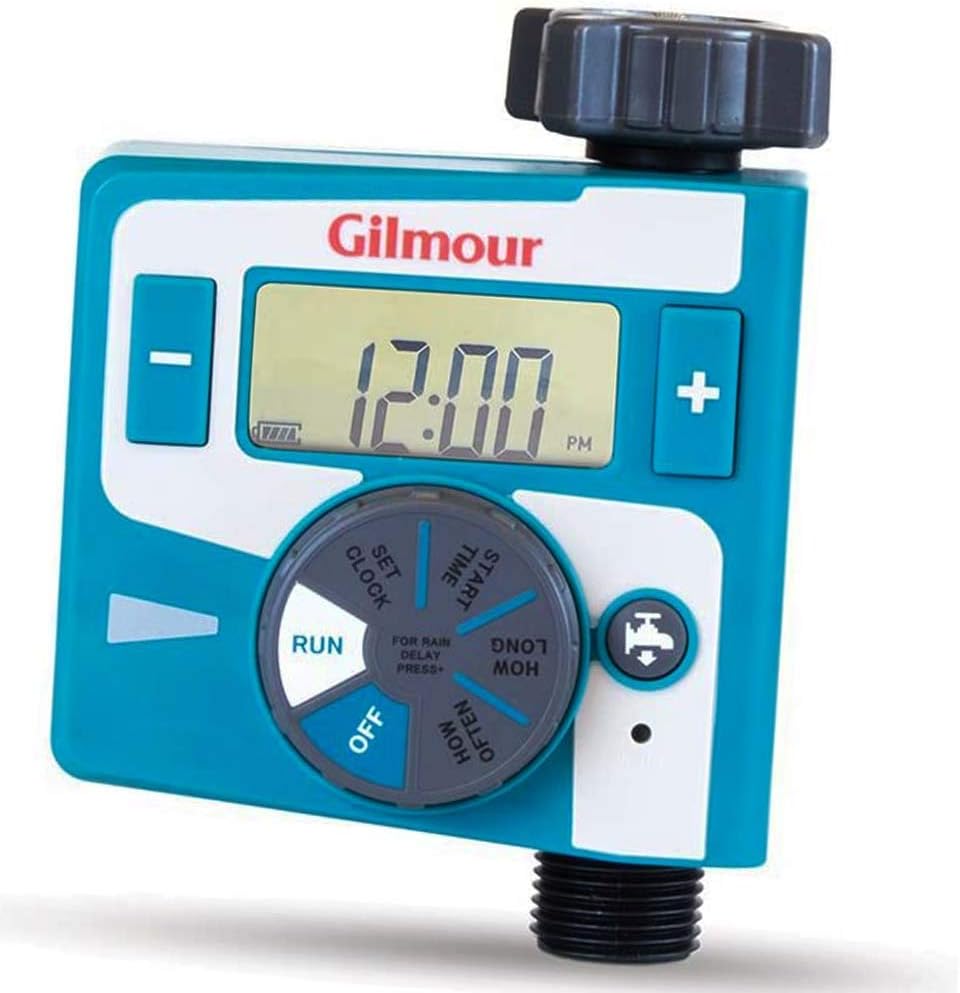 Gilmour Single Outlet Electronic Water Timer : Garden & Outdoor