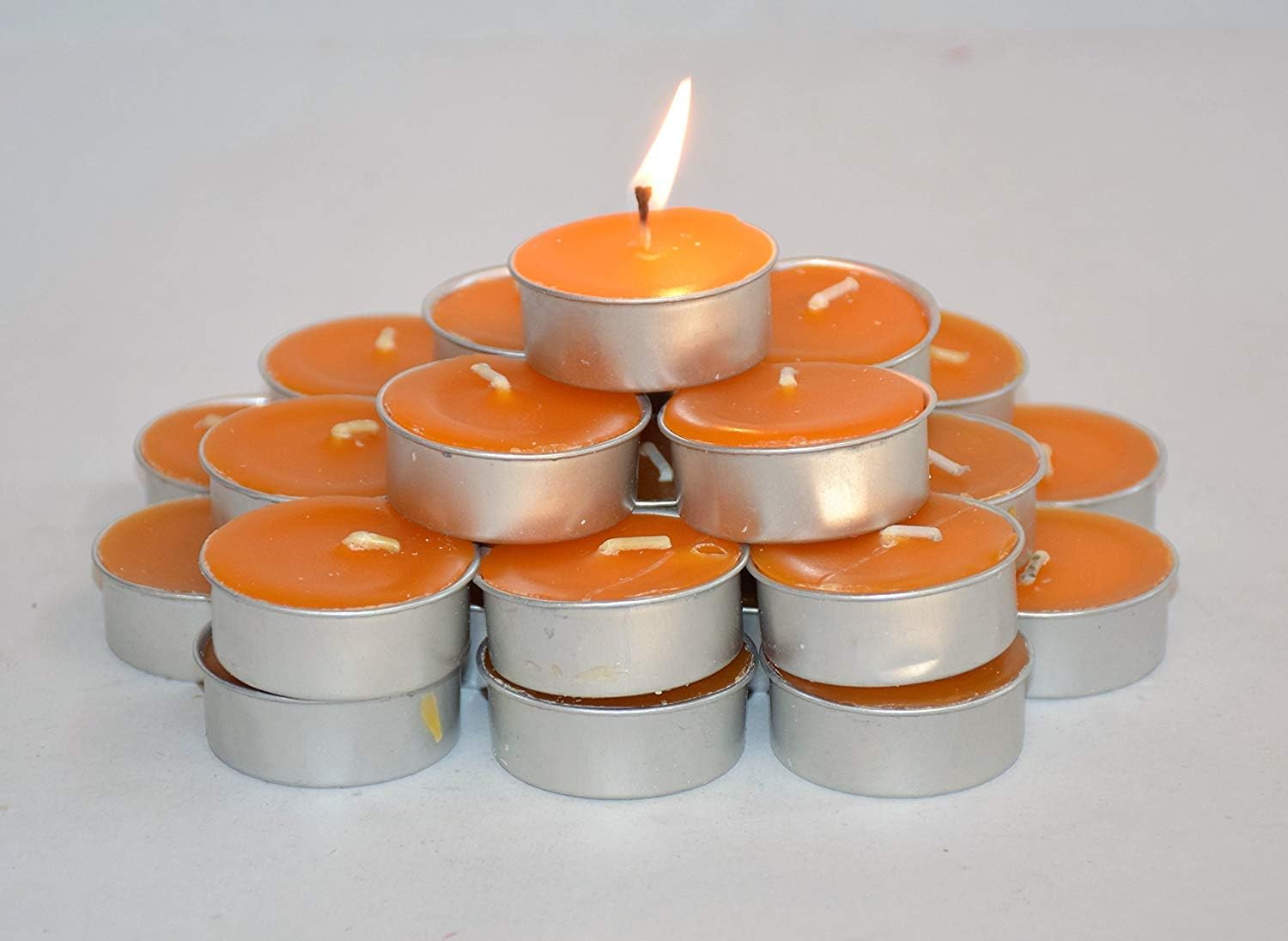 Jstbuy Multicolor Tealight Smokeless Scented Candles Pack of 10