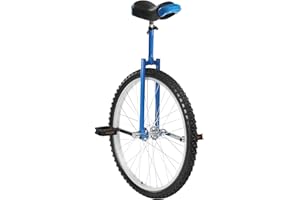 SHONFYVS 24In Unicycle Fitness Bicycle Training Balance Bike Adjustable Height Exercise Cycle Thickened Steel Frame&Wheel Rim for Office Workers Students Cycling Enthusiasts Above 5.74ft