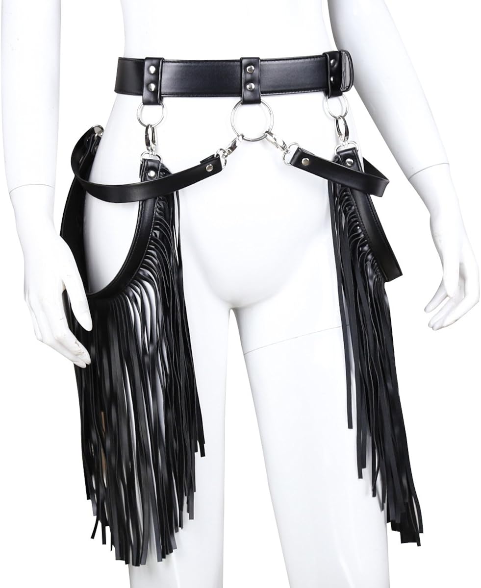 fringe belt outfit