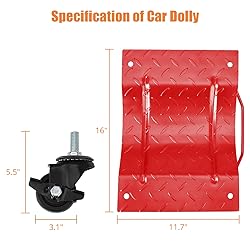 Car Wheel Dolly Jack, Hydraulic Car Jack with