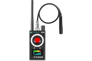 JMDHKK K18+ Hidden Camera Detector, Spy Camera Finder, Bug/Listening Device Detector, Magnetic Field Detector–Portable Privac