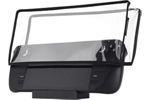 PlayVital Transparent Dust Cover for Steam Deck LCD, Anti Scratch Waterproof Protector Dust Guard for Steam Deck OLED - Clear