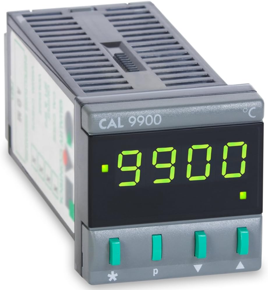 CAL Controls 99111F CAL 9900 Series 1/16 DIN Temperature Controller, 115 VAC, Two Relay Outputs, Deg F