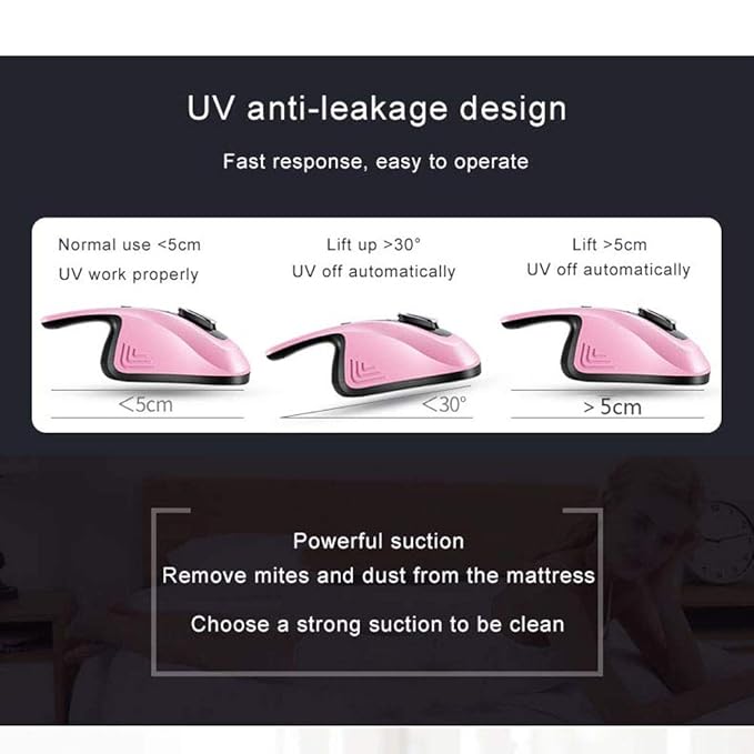 Gaone Ácaros del Vacío Esterilizador UV Controlador Dácaros De A ...