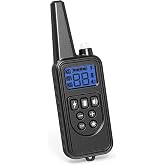 Remote Transmitter for Dog Training Collar - Wireless Remote Controller | 2600 ft Range, IP65 Waterproof, Flashlight, Rechargeable, Handheld for Recall Guide, Train Sit, Stay, Bad Dog Behaviors