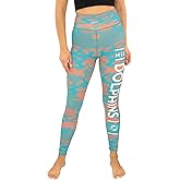 Zubaz NFL Women's Full Length High Waist Powermesh Leggings with Pockets (XS - 3XL)