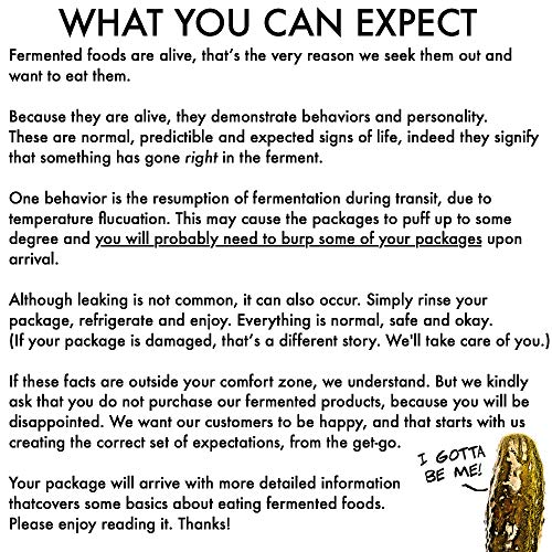 Olive My Pickle Fermented & Probiotic Sauerkraut for Gut Health 16 OZ