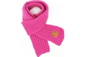 LuckyZ Toddlers Kids Scarf Boys Girls Winter Knitted Warm Scarves Neck Warmer