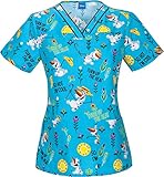 Tooniforms 6807V Women's V-Neck Top