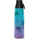 Tervis Venture Water Bottle Aurora Wave Triple Insulated Tumbler Travel Cup Keeps Drinks Cold & Hot, 36oz, Stainless Steel
