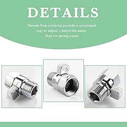 APLusee Shower Flow Control Valve, Brass Adjustable