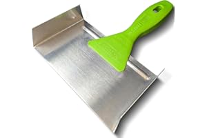 Buddy Tools D-Wing Corner Trowel – 7.5” Stainless Steel Drywall Corner Tool for Inside Corners – Innovative Bi-Directional Dr