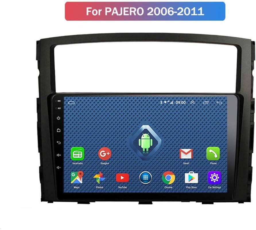 JIERTYU 4G 3G WiFi All Netcom Android 8.0 2+32G Car DVD GPS for Mitsubishi Pajero 2006-2011 Support Steering Wheel Buttons Control, AM FM RDS Auto Radio