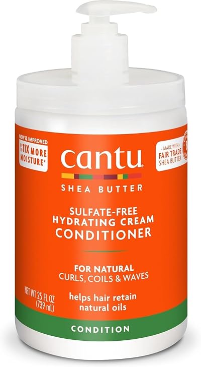 Cantu Shea Butter Natural Hair Sulfate-Free Hydrating Cream Conditioner 25oz