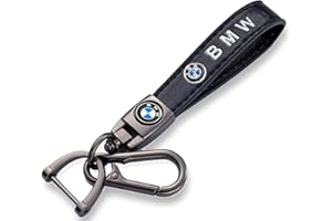 SDSHSM Genuine Leather Car Keychain Key Chain Ring for Men and Woean, Key Fob Car Accessories Family Present