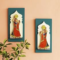 Amazon.com: SADHUBELA Gopika Wall Décor Panels-Vrindavan Vibes ...
