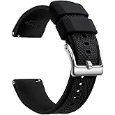 Artthurse Silicone Watch Bands Quick Release 18mm, 20mm, 22mm for Men and Women Replacement Rubber Watch Band Soft Breathable Waterproof Sport Watchbands Straps