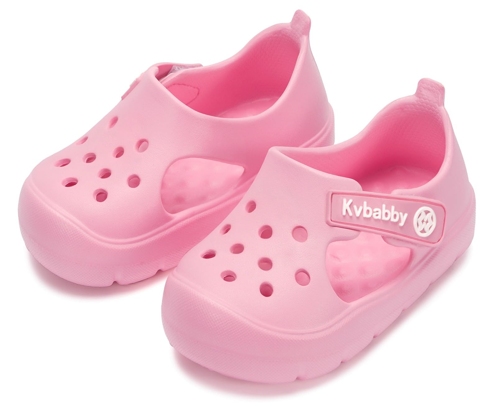 Photo 1 of (27,US 11-11.5) Boys Girls Water Shoes Toddler Swim Pool Slip On Shoes Breathable Beach Sandals Kids Summer Sandals for Walking Running(27,US 11-11.5 Little Kid) Pink