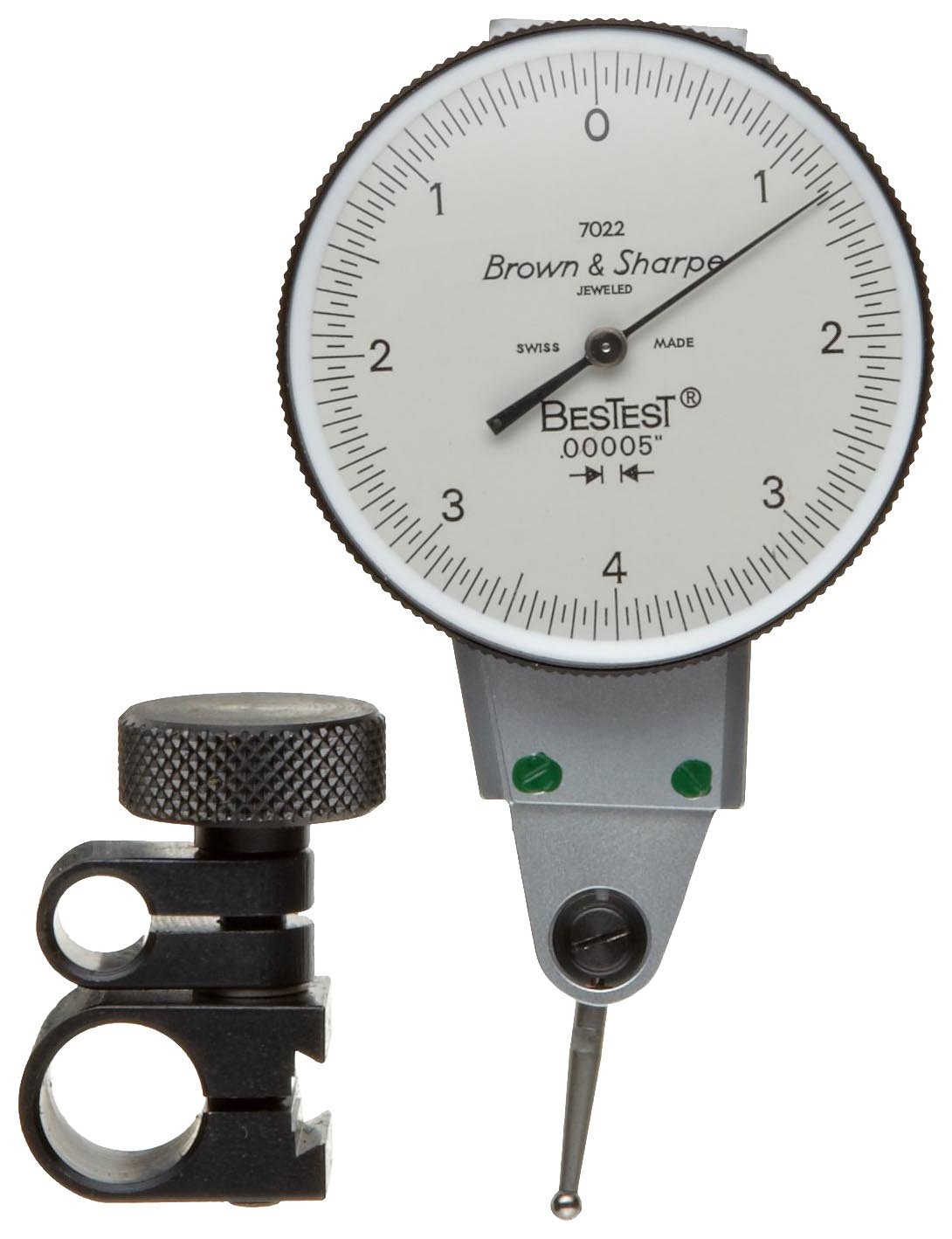 00.008 Range Brown & Sharpe 59970335 Dial Test Indicator Set 0.00005