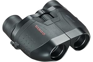 TASCO ES82425Z Essentials Porro Prism Porro MC Zoom Box Binoculars, 8-24 x 25mm, Black