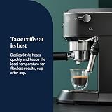 De'Longhi Dedica Style EC685BK Espresso Machine Black 15 Bar view 3