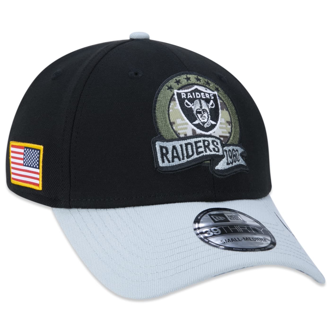 New Era Men's Black Las Vegas Raiders 2022 Salute
