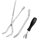Pxobiug 3 PCS Car Drum Brake Tool Kit, Double Ended Pliers with Spring Compressor &amp; Brake Spoon, Vehicle Drum Brakes Adjustment Tool Set for Spring Removal &amp; Installation