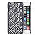 Moonmini Baroque Retro Court Lace Pattern Texture Hard Plastic Clear Case for Apple iPhone 6 / Apple iPhone 6S 4.7 inch Damask Black