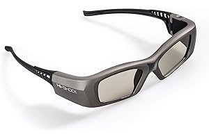 Hi-SHOCK Oxid Diamond | Dual Play RF/BT Pro 3D Glasses for Active 3D TV, RF 3D projectors Compatible with SSG-3570CR / TDG-BT
