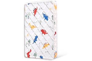VIVIDVIBEBEARPAS Mini Crib Mattress 38" x 24" x 4"- Firm Support and Comfort Premium Foam,Noiseless and Odorless,Hypoallergenic Mini Crib Mattress,Fits Mini and Portable Cribs,Dual Sided with Soft Breathable Fabric