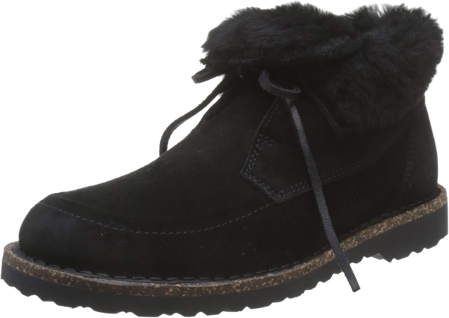 womens black leather chukka boots