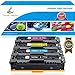 True Image 4 Packs Compatible for HP 410A CF410A 410X CF410X Cartridge HP Color Laserjet Pro MFP M477fdw M477fnw M477fdn M477, M452dw M452nw M452dn M452 M377dw Printer Ink (Black Cyan Yellow Magenta)