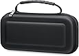 Nintendo Switch Carrying Case, Pasonomi Tough Pouch EVA Bag with Zipper Protective Travel Case for Nintendo Switch 2017 (Black)
