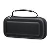 Nintendo Switch Carrying Case, Pasonomi Tough Pouch EVA Bag with Zipper Protective Travel Case for Nintendo Switch 2017 (Black)