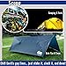 Chill Gorilla 6 Pack 4mm Reflective Tent Guide Rope Guy Line Cord & Adjusters. Lightweight for Rain Tarps, Tents, Hiking, Backpacking. Essential Camping Survival Gear & Accessories. 78 feet. Black