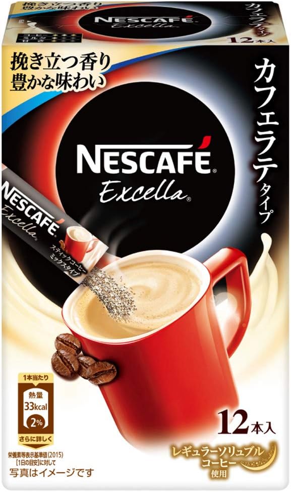 Amazon ネスカフェ エクセラ スティックコーヒー 12p 6箱 ネスカフェ Ccm 食品 飲料 お酒 通販