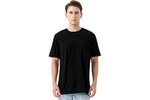 Merino Protect 100% Merino Wool T Shirts for Men Odor Resistance Base Layer Hiking Travel T-Shirt Soft Undershirt