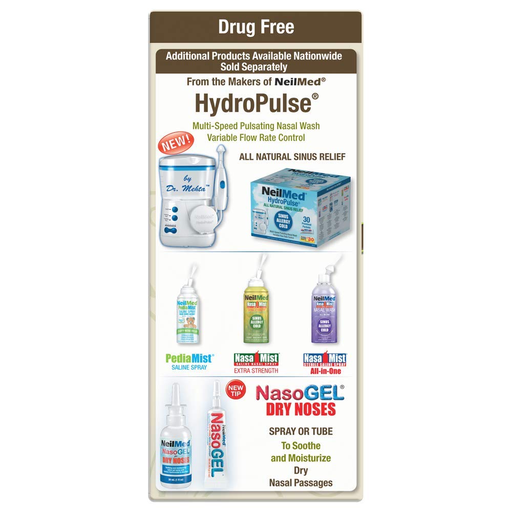 NeilMed Sinus Rinse Kit with Xylitol, 50 Count (Pack of 1)