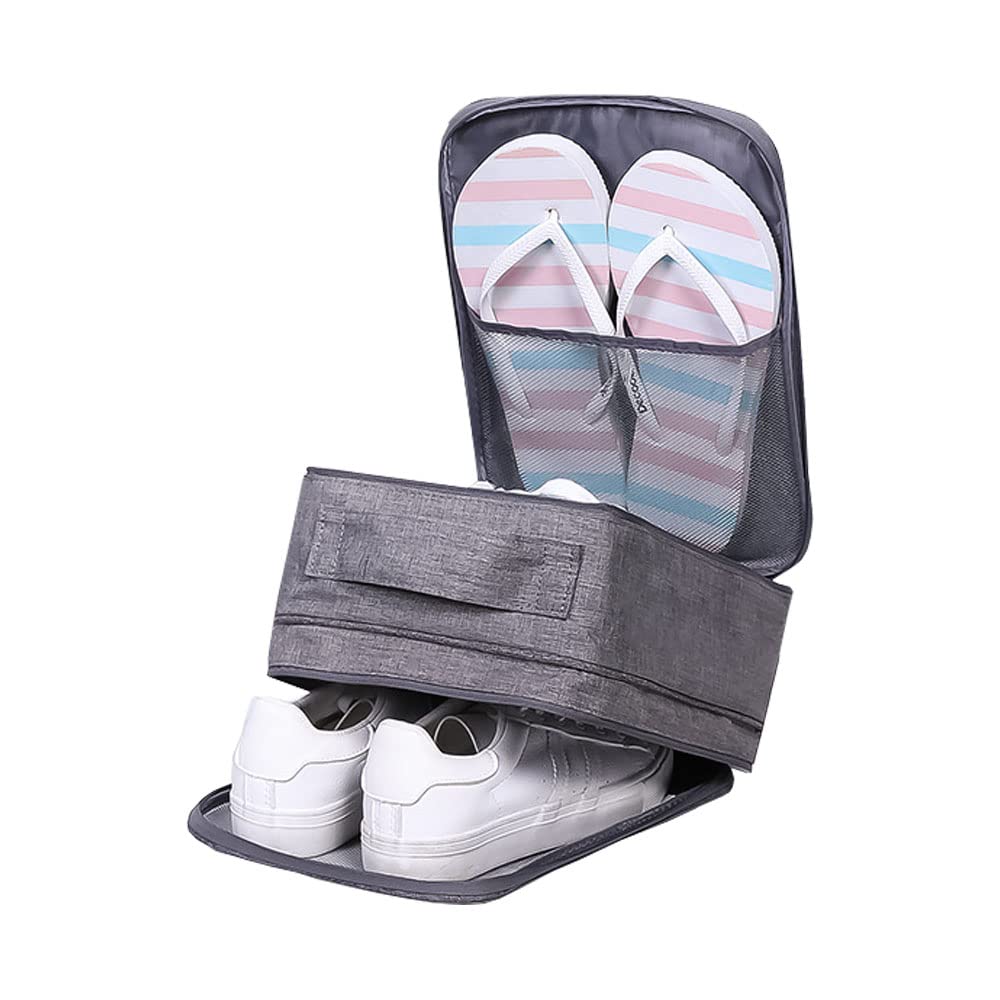 DZOZO Travel Shoe Bag Shoes Organizer Washable Storage Shoe Pouch Shoes Packing Bag Shoes Storage Organizers Portable Shoes Organizer Zippered Shoe Bag Lightweight Travel Shoe Bag