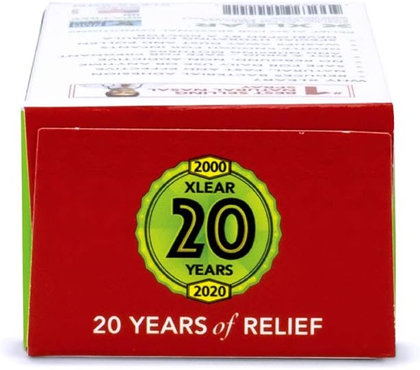 XLEAR Nasal Spray, 1.5 Fl Oz, All-Natural Saline and Xylitol Moisturizing Sinus Care - Immediate and Drug Free Relief From Congestion, Allergies, and Dry Sinuses: Health & Personal Care