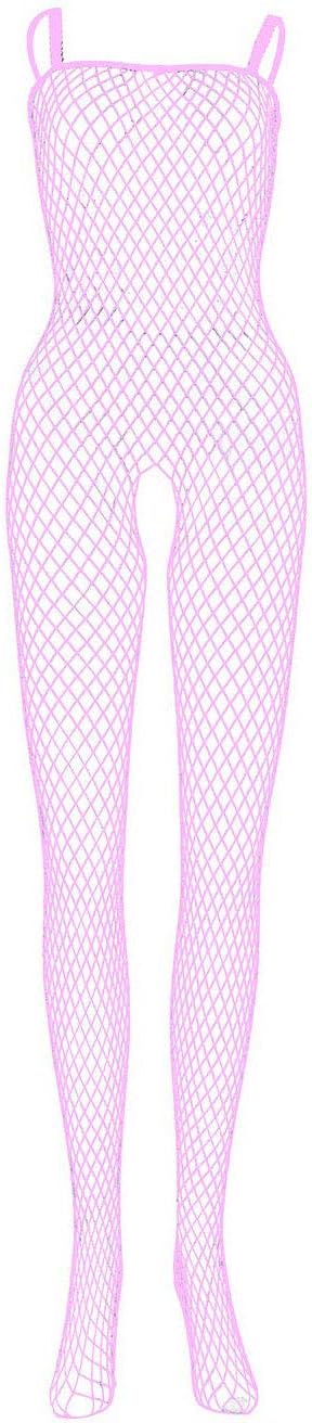 Women Fishnet Bodystocking Bodysuit Exotic Lingerie High Elasticity Nightwear