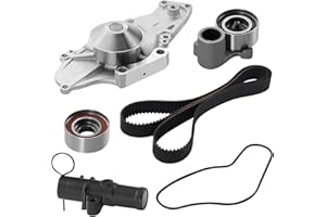 BDFHYK TKH-002 Engine Timing Belt Kit with Water Pump Compatible with Honda Accord Crosstour Odyssey Pilot Ridgeline, Compati
